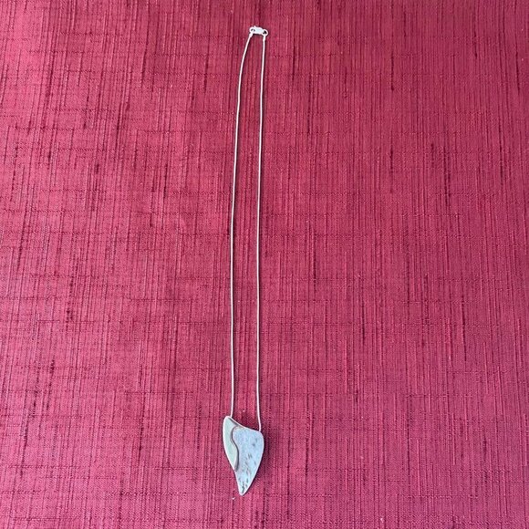 Jessie Senecal Handmade Sterling Silver "Gress Seeds" Necklace - Picture 4 of 4